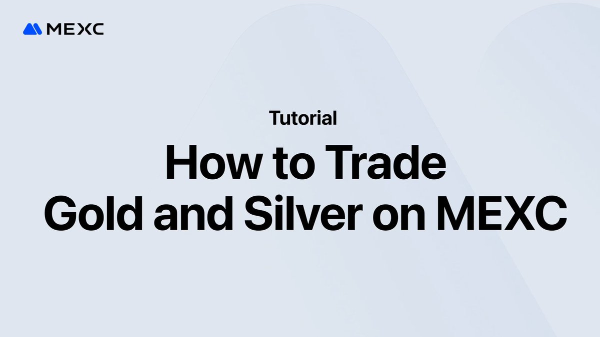 New tutorial shows how to trade gold and silver on MEXC. Ready to upgrade your trading skills today? 👇Join the Commodity Zero-Fee Gala