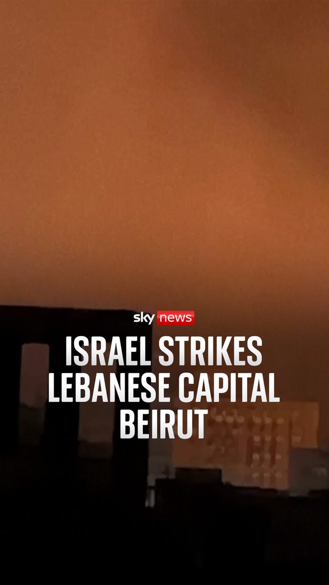 Israel has launched strikes on Lebanon's capital, Beirut, after the Lebanese militant group Hezbollah fired missiles across the border. Iran latest: