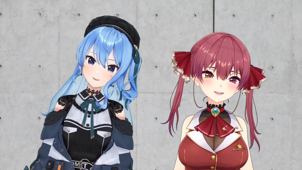 ◤New Release◢ 宝鐘マリン × 星街すいせいの新曲 "Chatter Chatter" がリリース💘☄️ Gigaが作る最強サウンドと 2人のカッコよくて可愛い歌声が起こす、 化学反応を楽しもう✨ ▶︎ ⠀ 宝鐘マリン🏴☠️@Kアリーナ横浜🎤3期生ライブ開催!!【2026.1/17-18】 星街すいせい☄️ホロライブ0期生