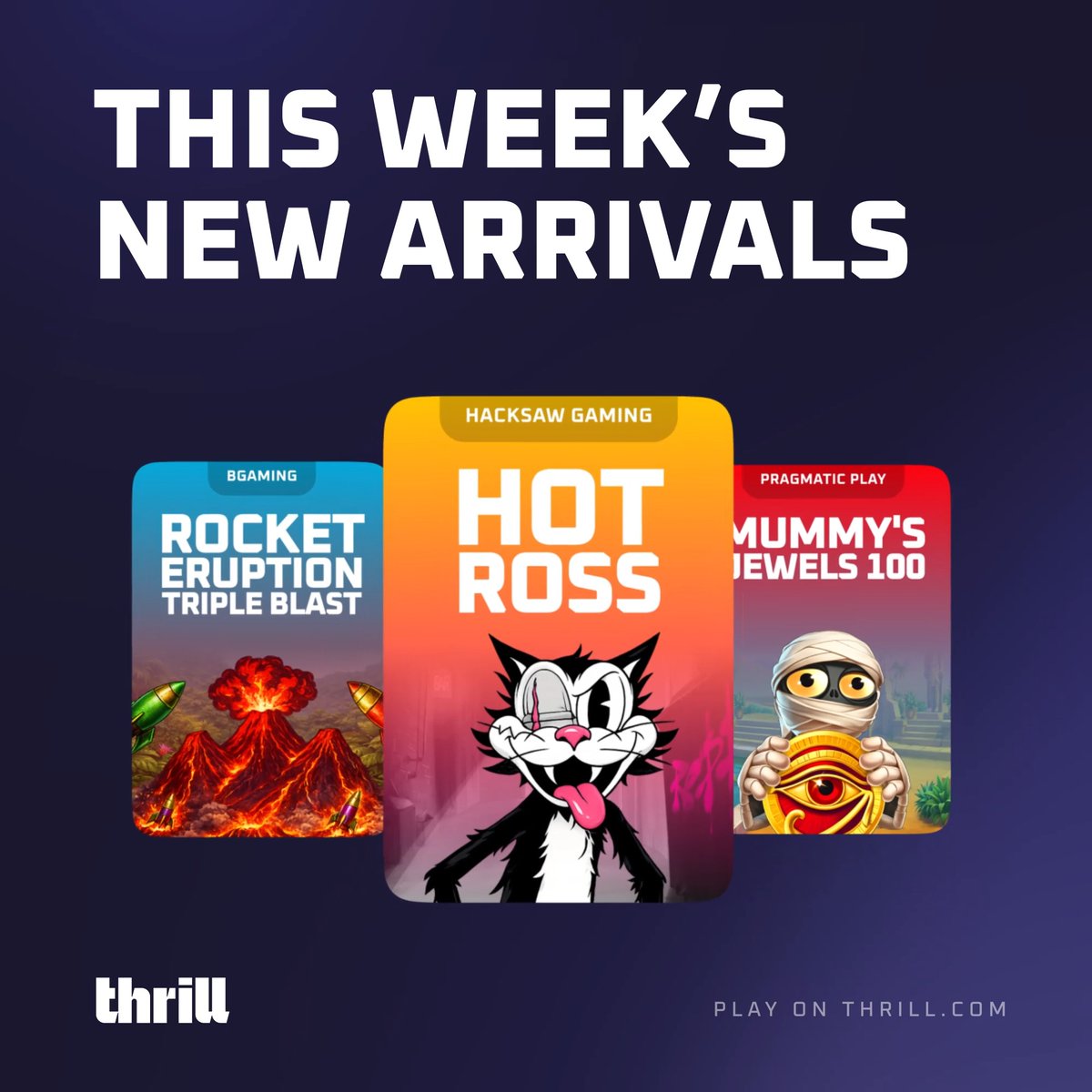🌟 This week's featured New Arrivals are in. Time for some unpopular opinions. 🎤 We know not every drop is a 10/10. Which one is your LEAST favourite of the week? Drop your answer + Thrill username 💰 $10 x 10 random winners