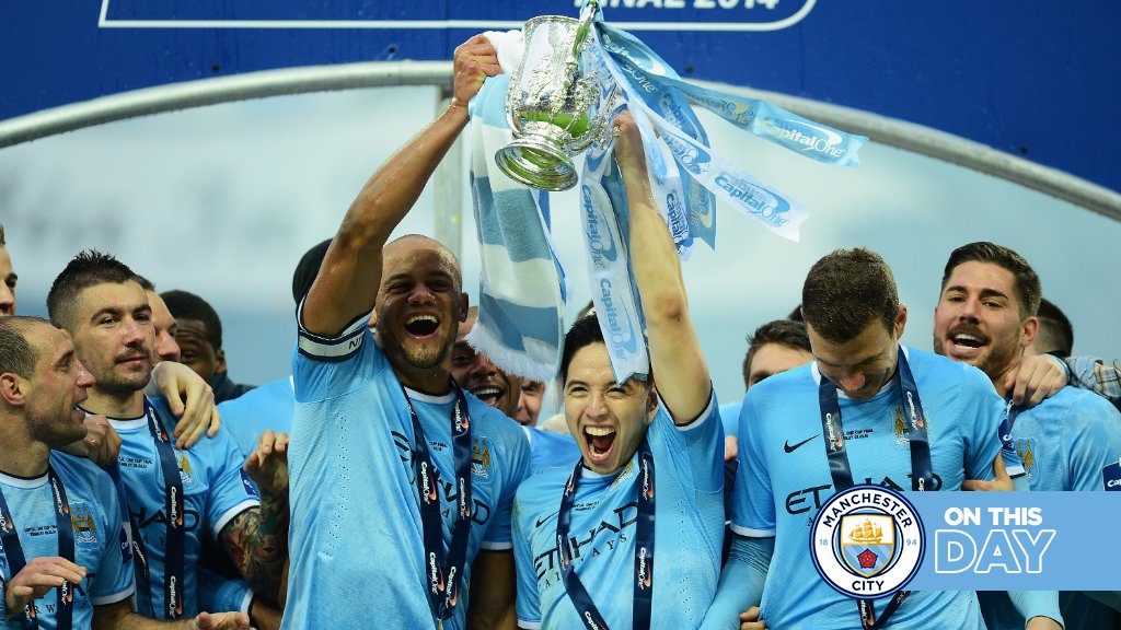 #ManCity won the League Cup vs Sunderland, #OnThisDay in 2014. 🏆