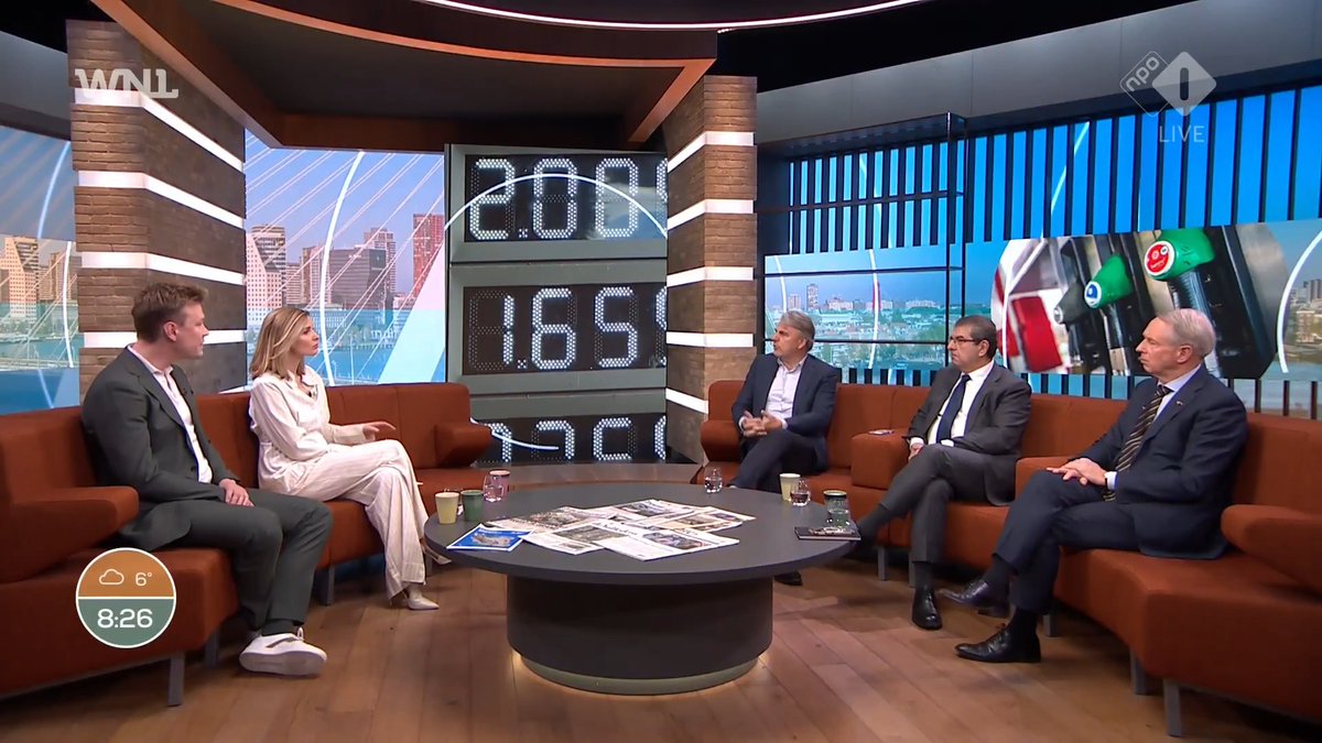 De Europese gasprijs stijgt met 25 procent, de olieprijs met 8 procent. "Je vraagt je af wie hier in Nederland eigenlijk strategisch over nadenkt", reageert De Balie-directeur Yoeri Albrecht. #GoedemorgenNederland #WNL