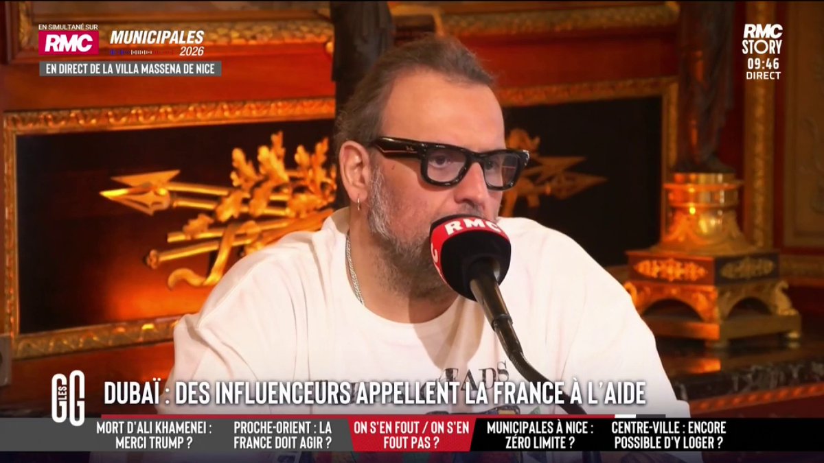 🇦🇪 Dubaï : des influenceurs appellent la France à l'aide 🗣️ Bruno Poncet : "Ils sont partis, ne payent pas d'impôts en France, crachent sur la France et nous demandent de l'aide. Ils nous demandent d'aller les chercher ? Je leur ferai payer le rapatriement." #GGRMC