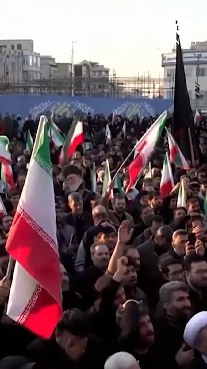 The deadly strikes in Iran prompted early celebrations in the streets. But today, thousands of tearful mourners gathered in Tehran's main square, with many shouting, "Death to America." ABC News News' Martha Raddatz reports. Follow live updates: