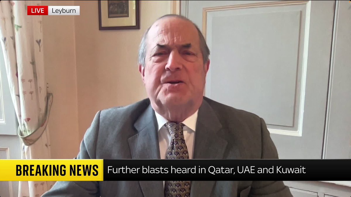 Sir Richard Dalton tells Leah Boleto he doesn't think the Middle East conflict will be a forever war and that both sides have 'too much at stake'. Iran latest: 📺 Sky 501 and YouTube