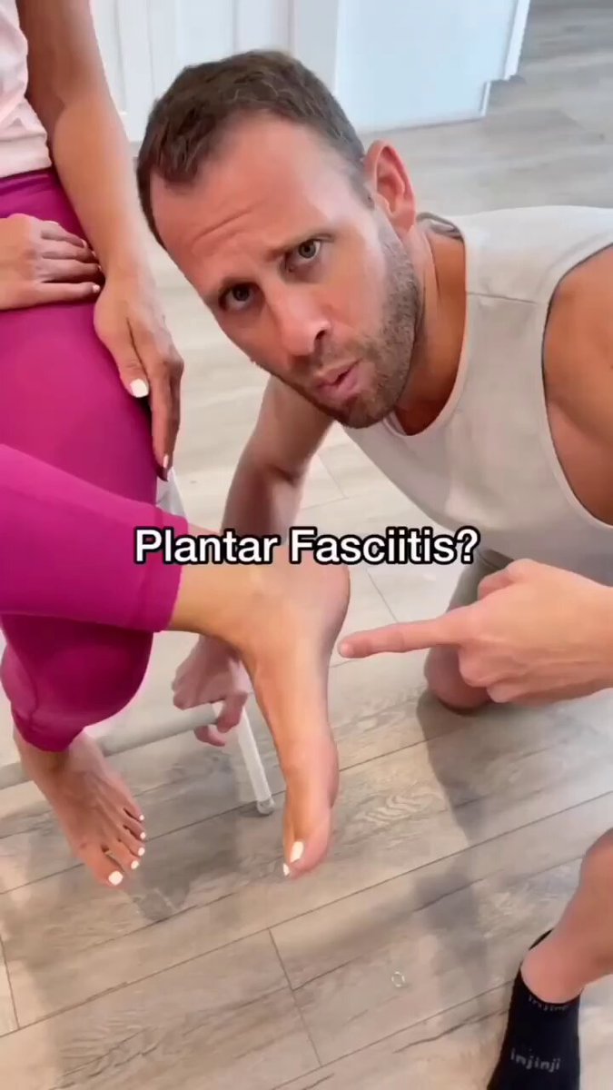 Get plantar fasciitis relief fast with this stretch!