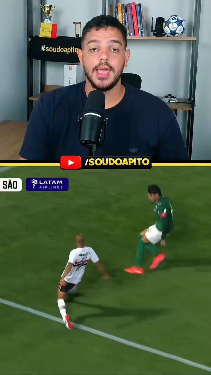 Análise do possível pênalti para o São Paulo. Mão do Gustavo Gomez. Palmeiras 2x1 São Paulo 🗣️ Daiane Muniz - SP/FIFA 🖥️ Thiago Duarte Peixoto - SP/CBF