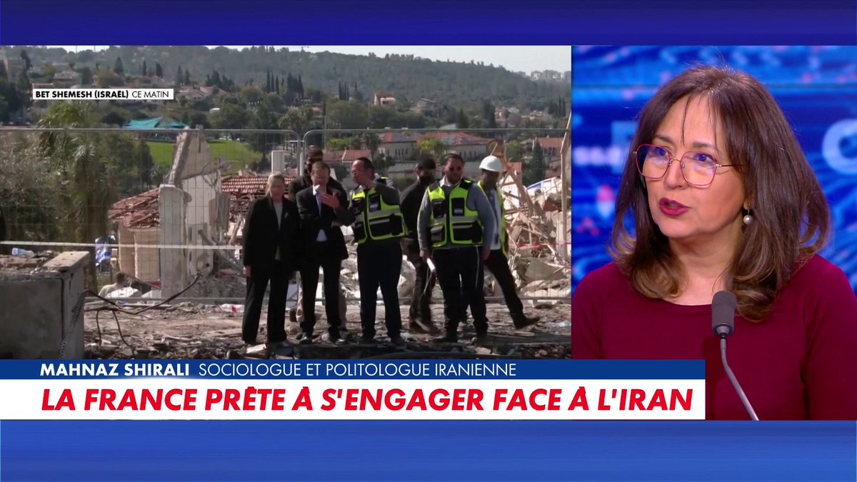 Guerre en Iran : «La République islamique est particulièrement dangereuse pour le monde entier», prévient Mahnaz Shirali dans #100Frontières Toute l'info est à retrouver sur