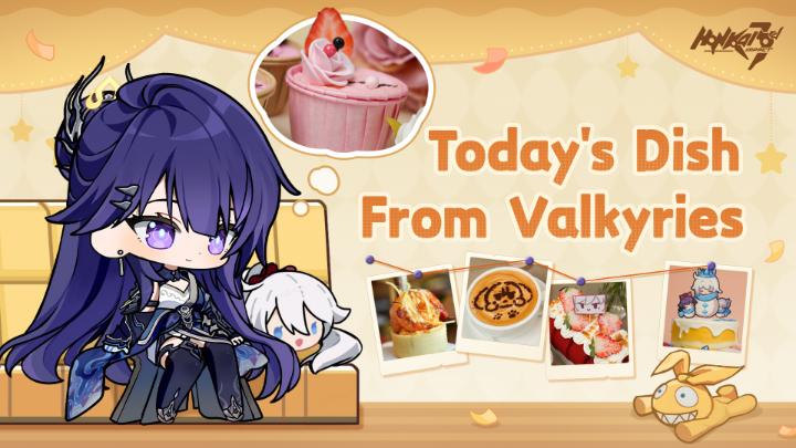 Today's Dish From Valkyries "Ah~ Seeing all the food everyone shared somehow made me feel better~" "In that case, I hope the dishes I share in the future can bring such happiness to you too." #DayWithMei #HonkaiImpact3rd