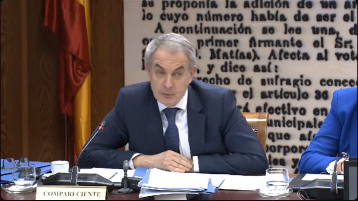 #EnDirecto | Zapatero: "He dudado mucho si decir esto, pero lo voy a decir: creo que soy el único presidente del Gobierno de España que en su etapa no tuvo ni un solo escándalo"