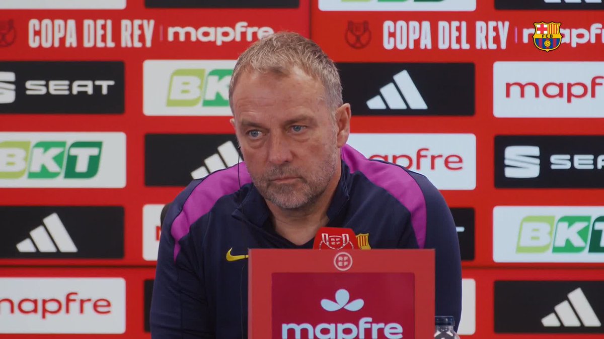 🎙️ Hansi Flick on our upcoming match 🆚 Atlético Madrid