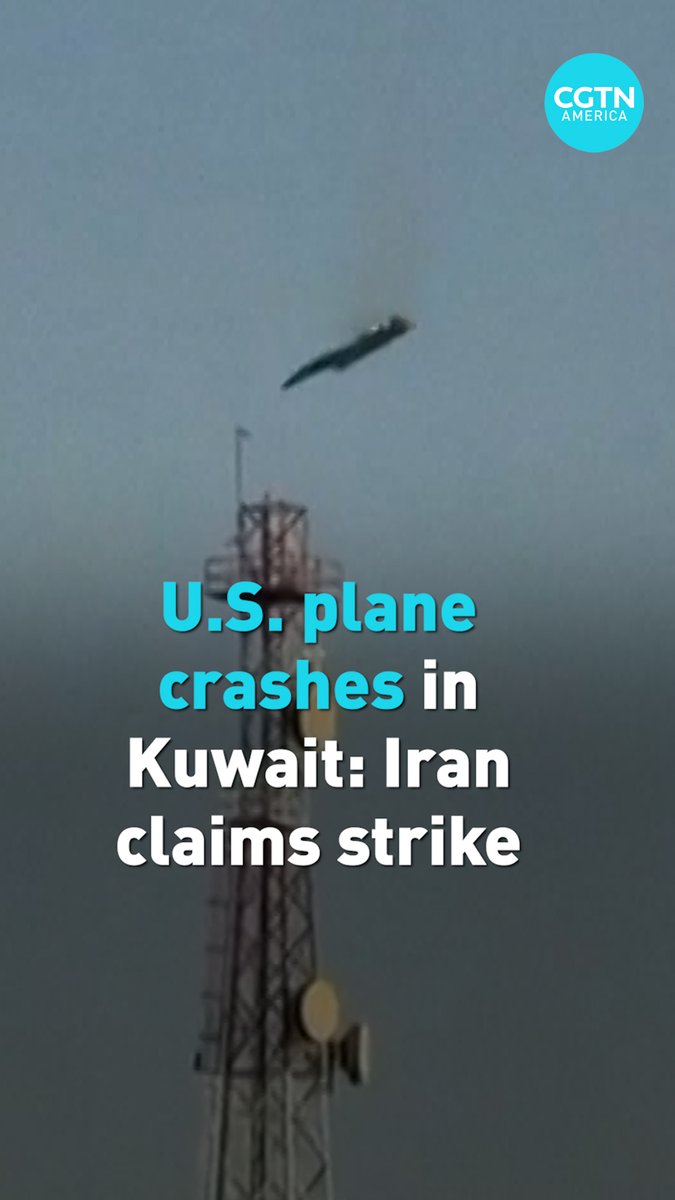 🇰🇼🇺🇸 A clip’s going around showing a U.S. plane dropping in Al Jahra and the pilot bailing out. Kuwait says a few U.S. jets crashed but everyone’s okay. Iran’s media is claiming they hit one before it went down.