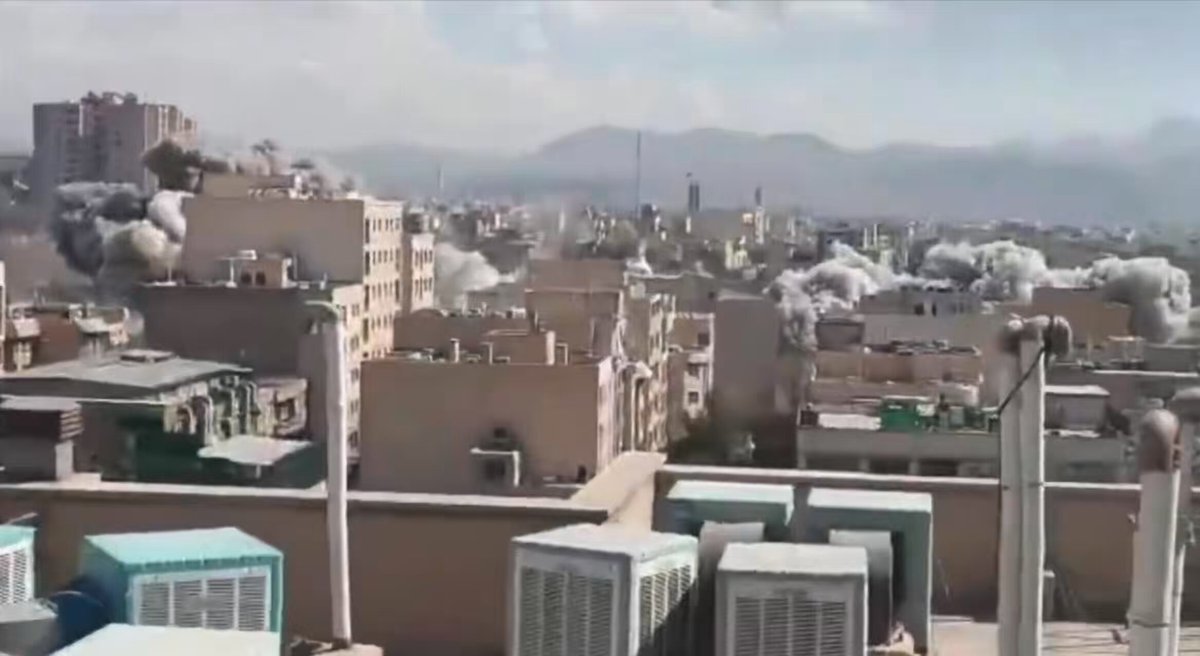 What 50 seconds of the US 🇺🇸 bombing Tehran 🇮🇷 looks like
