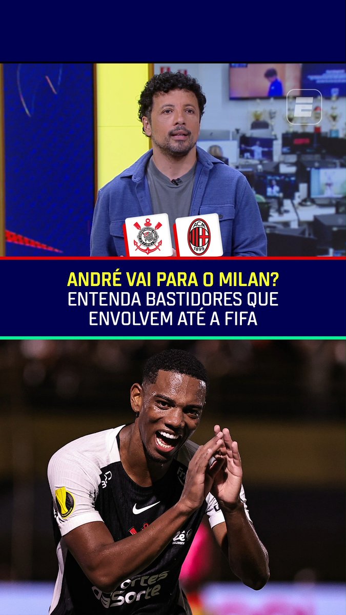ANDRÉ VAI PARA O MILAN? No Fala a Fonte, André Hernan e Bruno Andrade trouxeram todos os bastidores das negociações entre Corinthians e Milan pelo volante André, que envolvem até uma possível ida à Fifa por parte do clube italiano! Saiba TUDO do mercado da bola no Fala a Fonte! De segunda a sexta, às 09h, AO VIVO no YouTube da ESPN Brasil! #FalaFonte #FutebolNaESPN #Corinthians #Milan