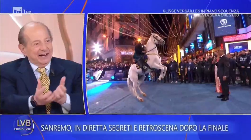 - C'è stata la benedizione del cavallo - Sono andati a raccoglierla con le mani! - Ma quindi le feci del cavallo sono dure? - Dipende da quello che ha mangiato #LVB
