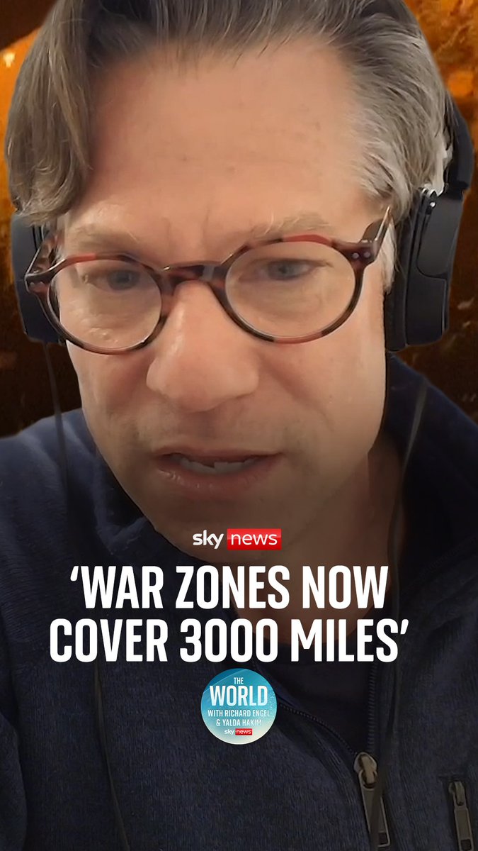"It's very dangerous for everyone" Richard Engel has reported on the Middle East for decades but cannot remember a time where conflict has been so widespread. 🎧Listen to the bonus Iran Q&A episode of The World podcast here 👉