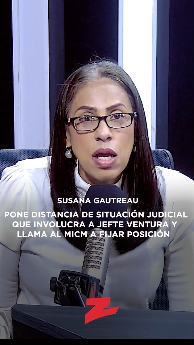 📺 [#ElGobiernoDeLaMañana] Susana Gautreau de Windt 🇩🇴 pone distancia de situación judicial que involucra a Jefte Ventura y llama al MICM a fijar posición Escucha sus comentarios en: Todos los detalles en nuestro canal. Link en la Bio 👆🏻 #Z101 #ZDigital #ZTV #Opinión