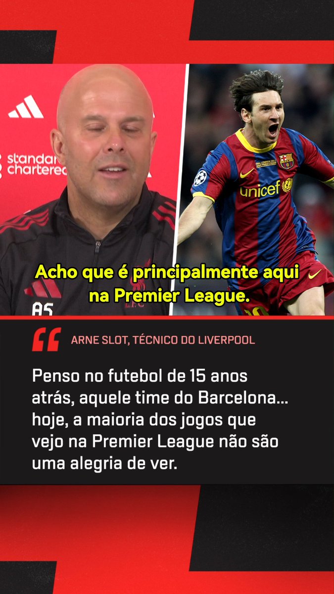 A Premier League é superestimada. O produto que vendem para quem está de fora é muito bom, isso ajuda na valorização da marca e no imaginário do telespectador, mas é de longe o pior nível técnico em anos. La Liga e Série A tem jogos bem melhores.