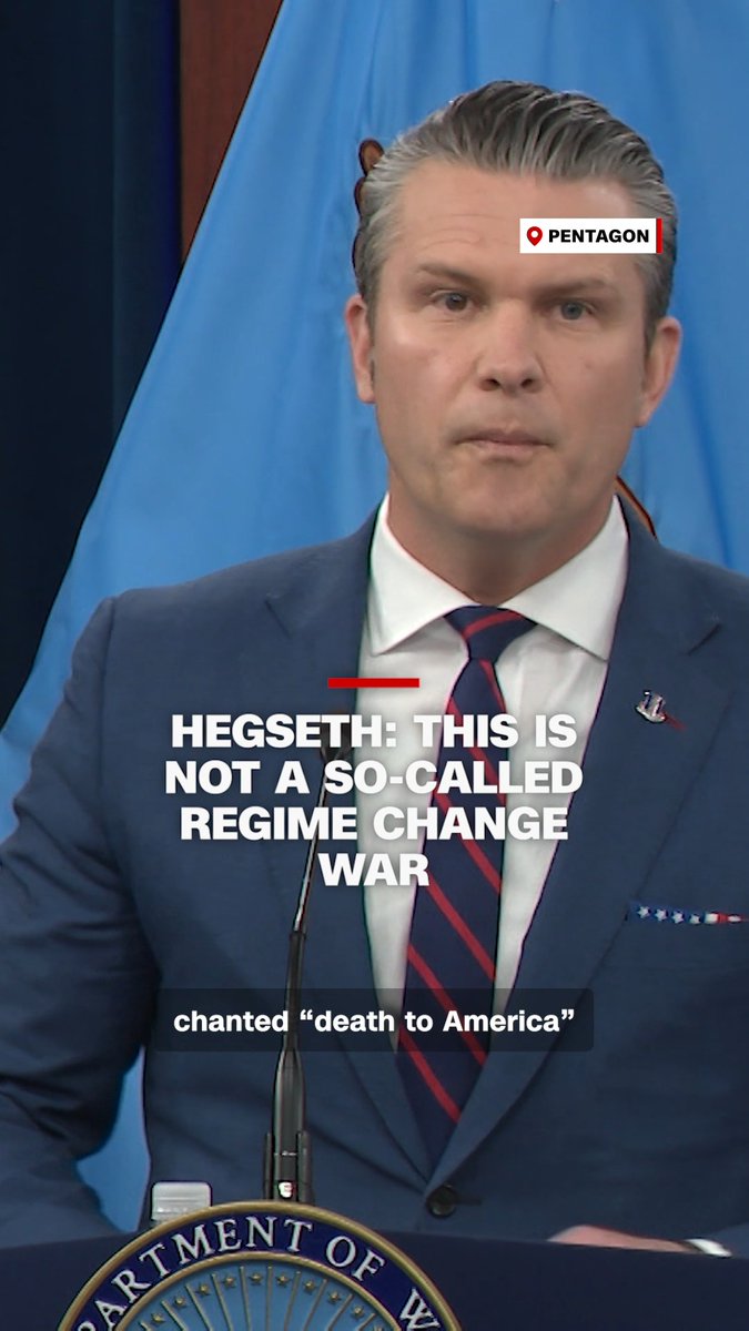 US Defense Secretary Pete Hegseth called on Iranians to "take advantage" of the opportunity for regime change, even as he said the war was not about ousting the government in Tehran.