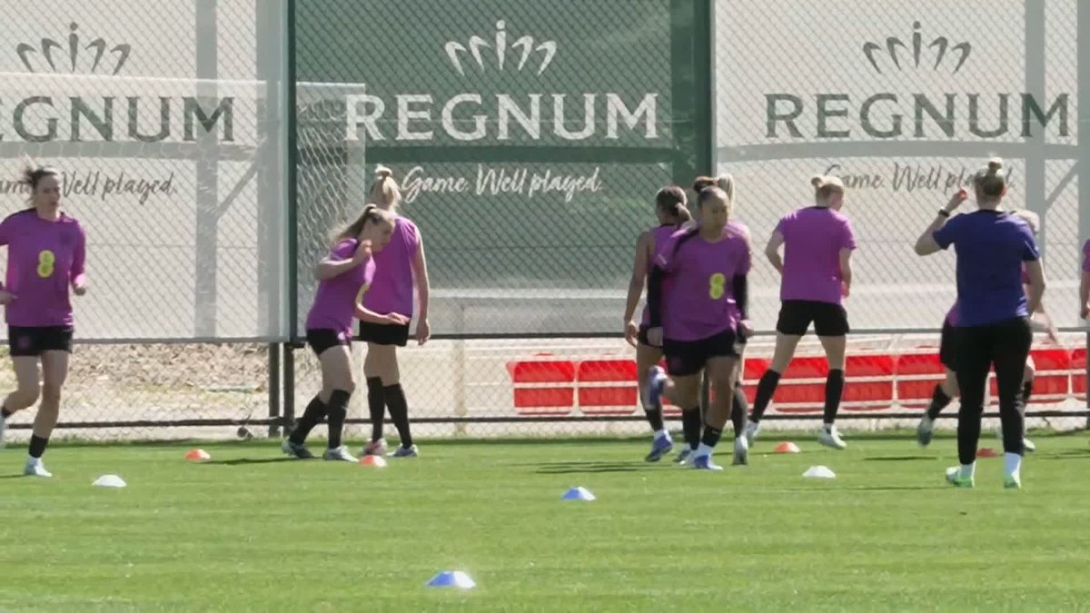 "Some interesting selection dilemmas for Wiegman" Anton Toloui reports from England's final training session before their World Cup qualifying campaign begins against Ukraine 🏴󠁧󠁢󠁥󠁮󠁧󠁿