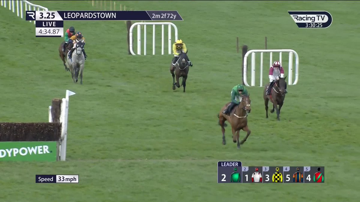 💚 El Fabiolo 💚 A dominant display in the QuinnBet Hurdle Leopardstown RC for Willie Mullins and Paul Townend