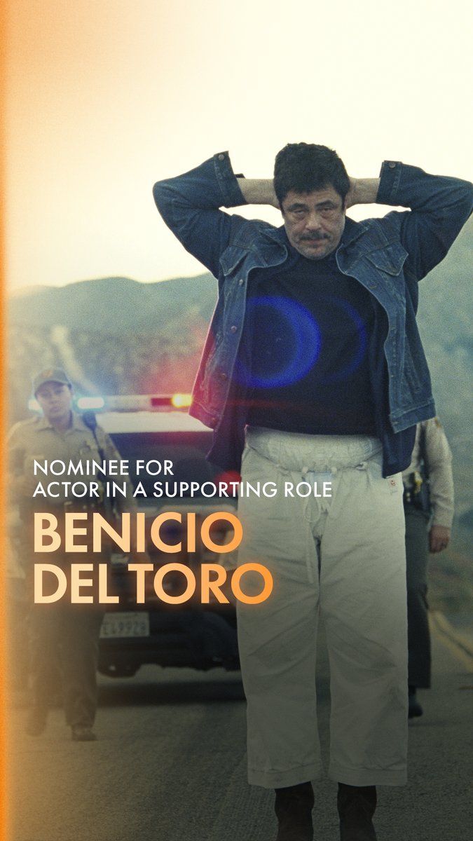 Benicio Del Toro as Sensei Sergio St. Carlos in ONE BATTLE AFTER ANOTHER. Nominated for Actor in a Supporting Role at the 98th Oscars. Watch the #Oscars LIVE on Sunday, March 15th, at 7e/4p on ABC and Hulu. #OnlyAtTheOscars
