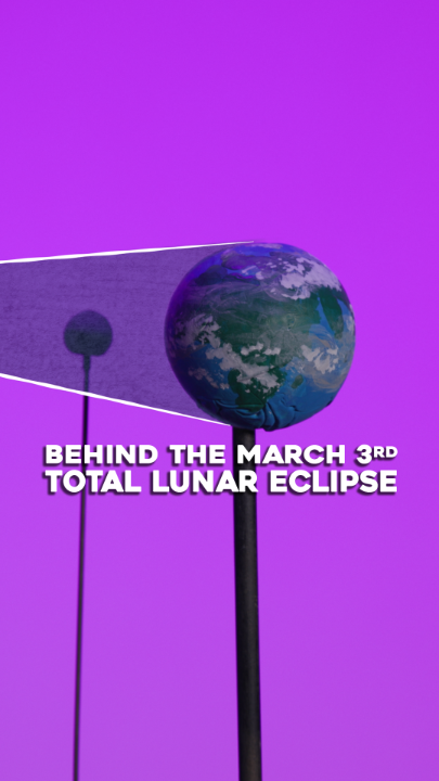 In the early morning hours of March 3, a lunar eclipse will turn the Moon red. Totality will be visible in eastern Asia, Australia, the Pacific, North & Central America & western South America. Noah Petro shares what's behind (and in front of!) the show:
