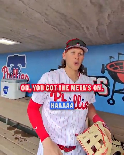 POV: you're Brandon Marsh before a Spring Training game