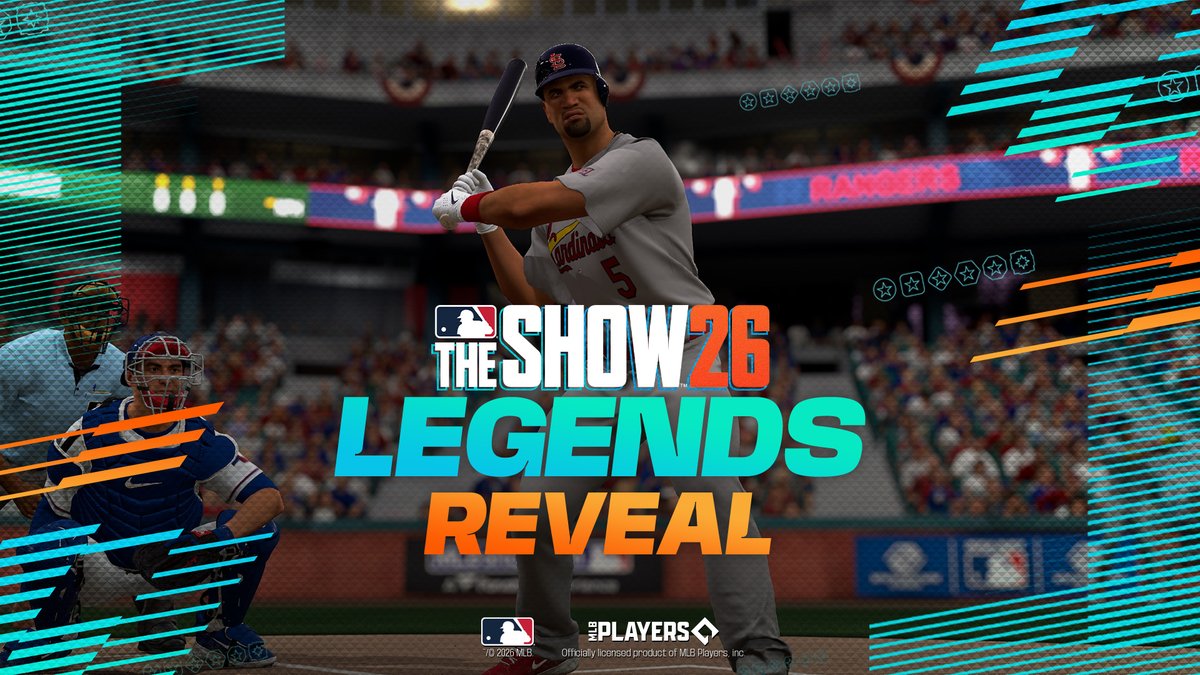Pujols? Hernandez? Jones? Which new Legends will you’ll be playing with on your journey to greatness in MLB The Show 26? Make your mark like never before.