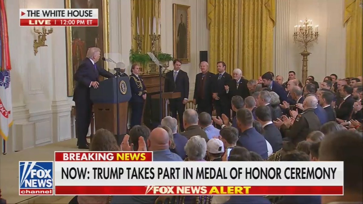 Trump: I tried numerous times to get the Congressional Medal of Honor for myself. I keep getting shut down. They say, 'You can't do it, sir.' Bad protocol, very bad.