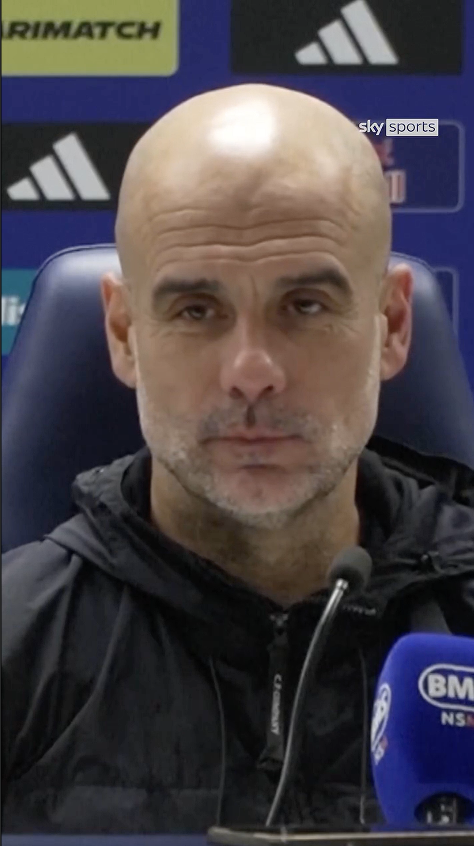 Pep being Pep 😅
