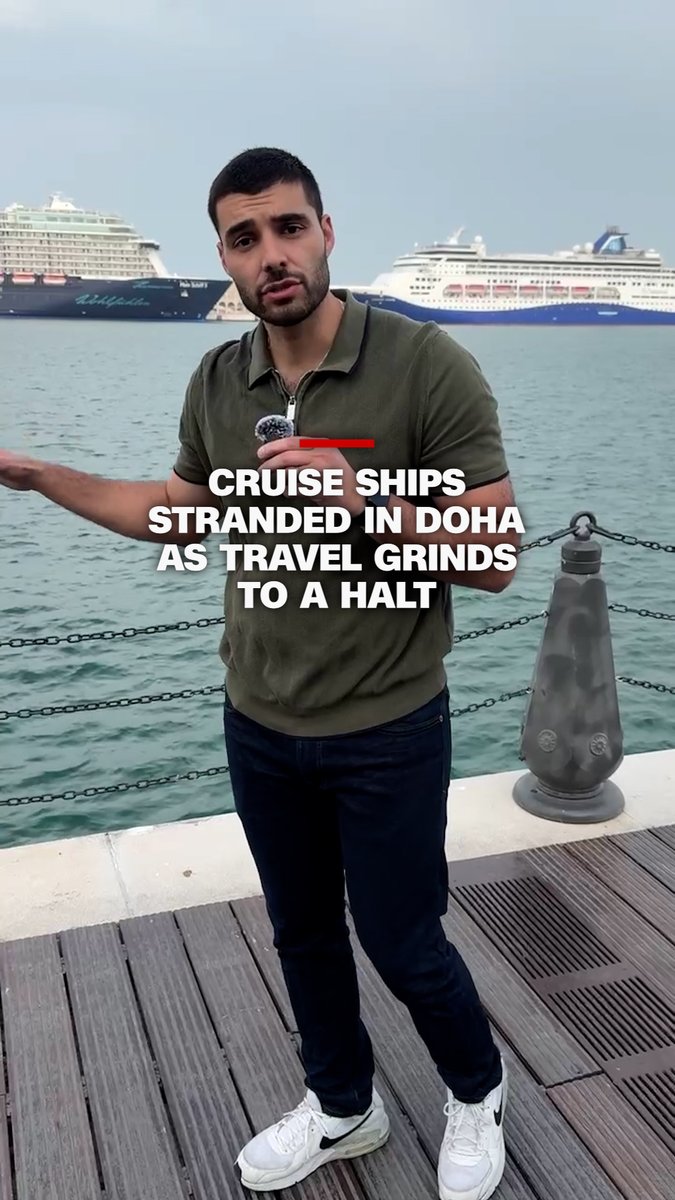 Potentially thousands of cruise passengers in Doha are facing uncertainty after regional airspace closures linked to escalating tensions between Israel, Iran and the US grounded flights across the Middle East, disrupting travel plans and extending what was meant to be the end of a holiday.