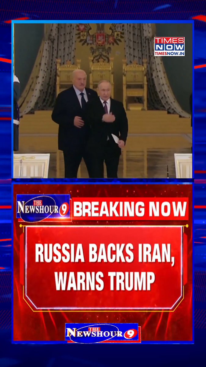 Russia backs Iran, warns Trump ‘World War III is not underway yet, but it could begin at any moment if Trump continues,’ says Russia. Watch @TheNewshour with @NavikaKumar