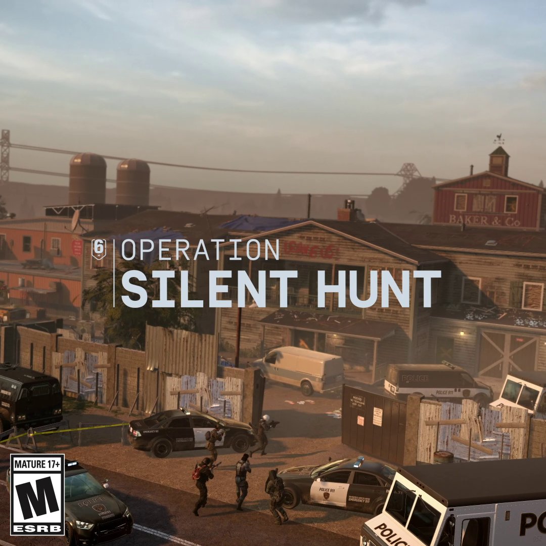 Operation Silent Hunt launches tomorrow, March 3 ! 🐍 Solid Snake Operator 🔫 New Tacit. 45 secondary ❗ [REDACTED] MGS-inspired event ⚙️ Major Balancing Update ⚔️ 1v1 Arcade (in-season) 🗺️ Modernized Oregon, Villa and Coastline 🔫 New Black Ice skins ➕ And More ! 🎥