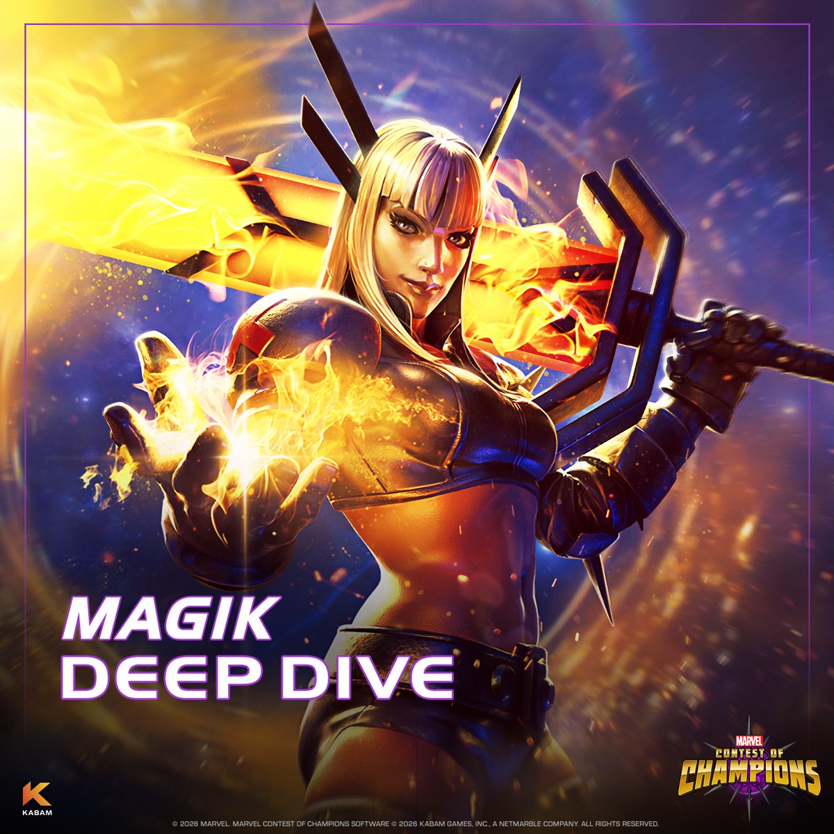 She is the sorceress supreme of the demon world Limbo and she's coming back to The Battlerealm with a ✨REWORK✨ Who's ready for some MAGIK?