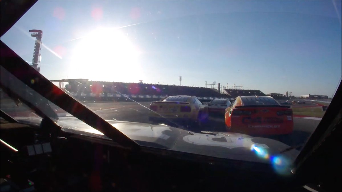 The Nos. 8 and 33 were racing hard in those closing laps at NASCAR at COTA.