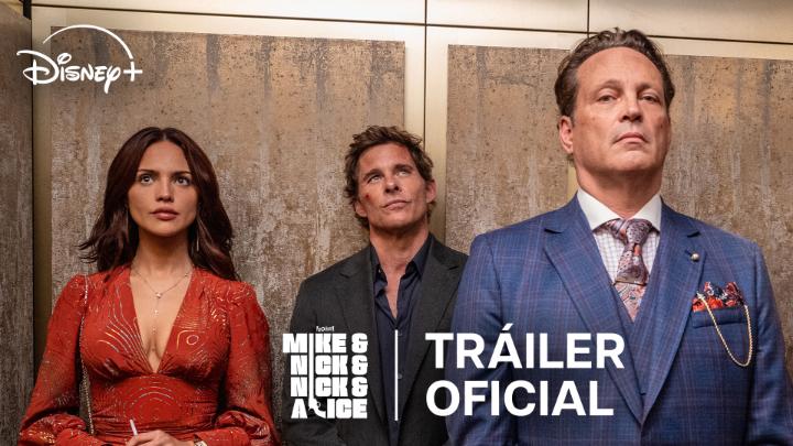 🤣 Una comedia con mafiosos, dos Nicks, un Mike, una Alice y una máquina del tiempo ⏳ Mike &amp; Nick &amp; Nick &amp; Alice estrena el 27 de marzo, solo en #DisneyPlus.