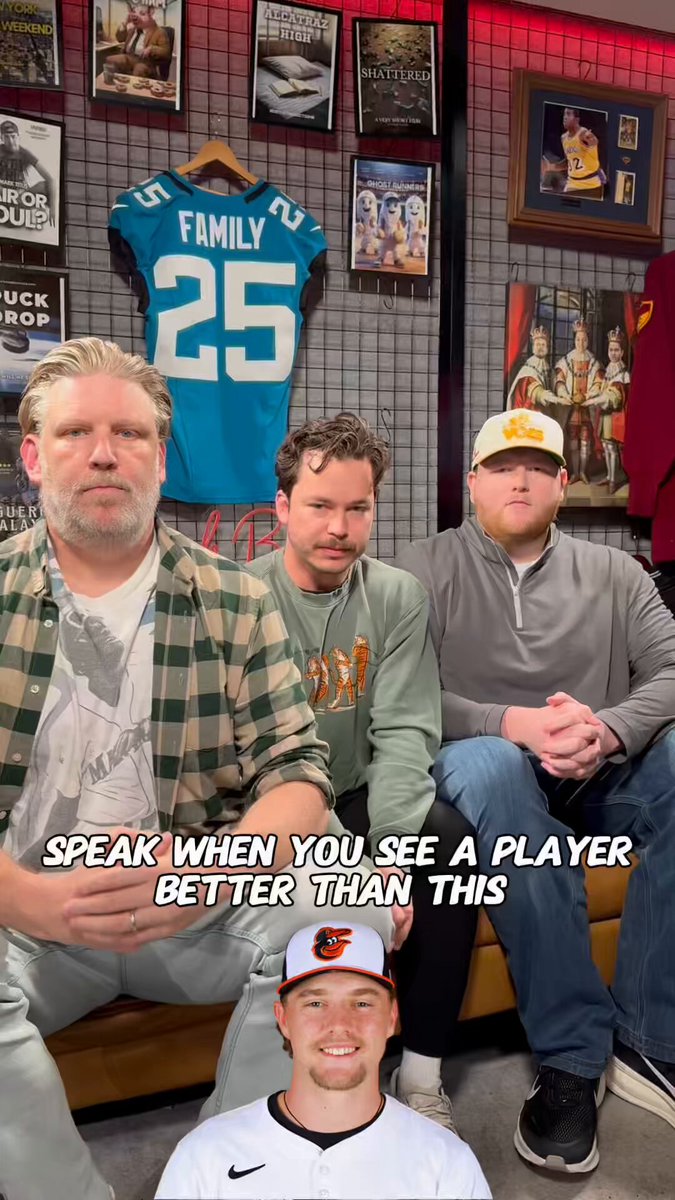 Speak when you see a player better than Gunnar Henderson Brandon Walker Evan (aka Ebo) Big T