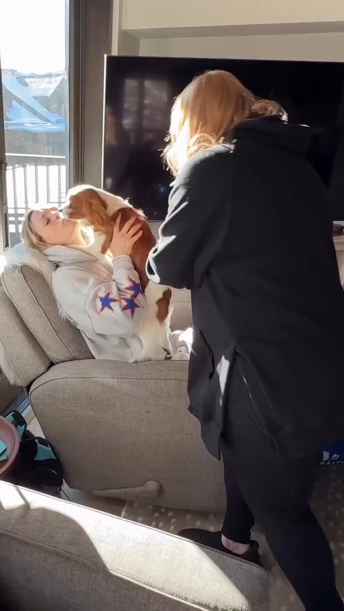 Lindsey Vonn shared a sweet moment with her dog Chance amidst her recovery journey. The Olympic skier returned home after suffering a complex leg fracture due to crashing during her first run at the Milano Cortina Winter Olympics. While undergoing several surgeries, Lindsey's other beloved pet dog Leo died. "Reunited with Chance…. ❤️❣️" she wrote. "Had a pretty hard day yesterday, everything just really hit me hard and I broke down. I know there will be a lot of days like this… the internal mental battle has just begun but moments like this help me so much. Just miss my boy Leo…One day at a time." 📽️ : #LindseyVonn