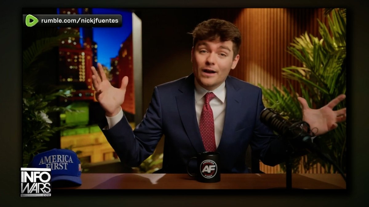 MUST-WATCH: Nick Fuentes Delivers Scathing Criticism Of US Intervention In Iran, "What Happens The Day Or The Week After Iran's Military Is Utterly Destroyed? Chaos Breaks Out!" Nick Joins Alex Jones Tomorrow At 1PM Central For An In-Depth Interview On Trump's Iran War, And Why He's Advocating For MAGA To Now Vote Democrat! »WATCH/SHARE THE LIVE X STREAM: