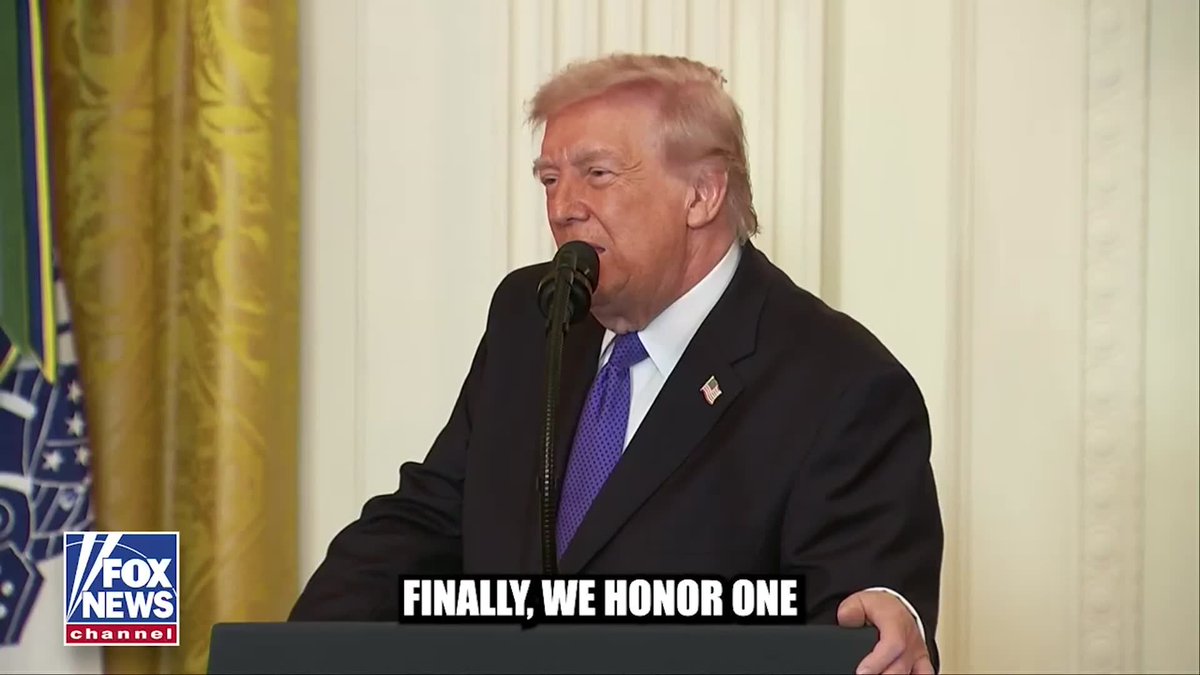 THE ULTIMATE SACRIFICE: President Trump honors the life and service of Staff Sergeant Michael H. Ollis, who made the ultimate sacrifice serving his country in Afghanistan. In 2013, Michael used his body to protect a Polish soldier from a Taliban suicide bomber in a split-second act of bravery. Today, President Trump posthumously awarded SSG Ollis with the Medal of Honor for his heroism on that fateful day. Ollis' parents spent years campaigning for Michael to have his Distinguished Service Cross upgraded to the Medal of Honor.