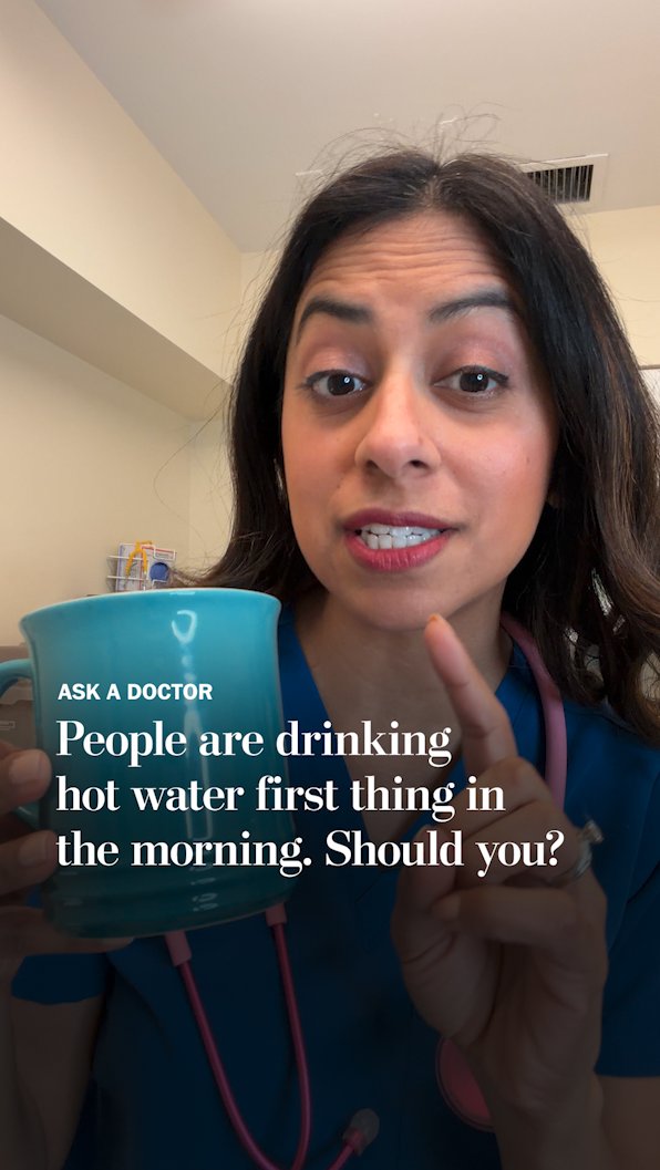 Can drinking a cup of plain hot water in the morning help with constipation? Dr. Trisha Pasricha takes a look.