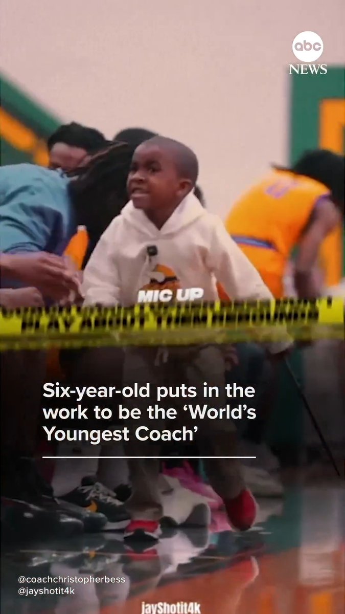 ABC News' Danny New is introducing us to a 6-year-old from North Carolina who is gaining lots of attention as "The World's Youngest Coach."