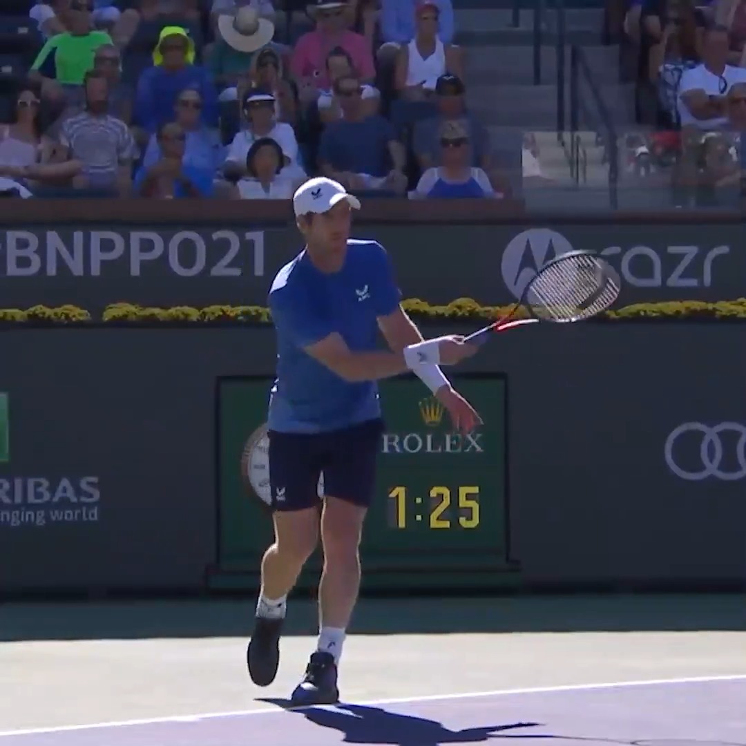 Every time Indian Wells comes around, I remember that not only did Andy Murray beat Carlos Alcaraz at the tournament a few years ago but he also hit his first ever underarm serve of his professional career during the match. 🔥