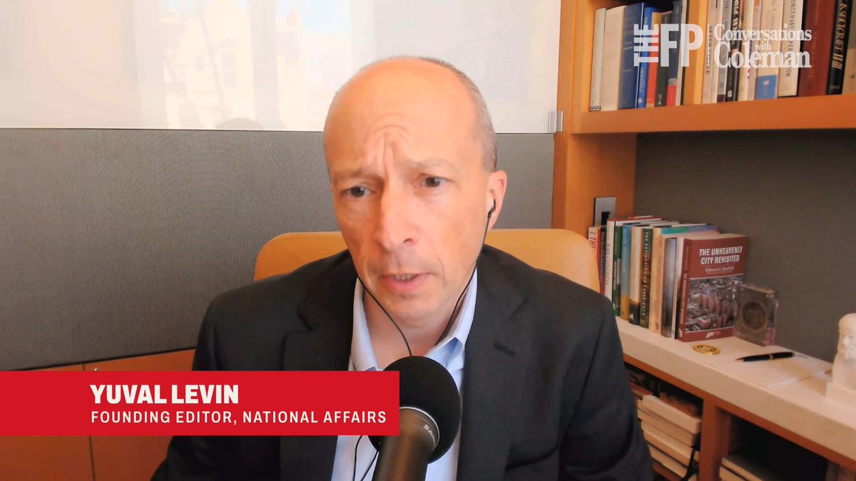 Yuval Levin: “The experience of working in government actually made me less cynical about politics and less prone to believe in conspiracy theories, because what you realize when you work in government is that it's just human beings all the way down. Conspiracies are just implausible.” “It can't be that, hundreds of people in the upper reaches of the government would keep this terrible secret and have this six step plan in which the American public is just a stooge. Nobody could manage that. These people don't know what they're doing tomorrow, and they don't know how to deal with the stresses they're facing right now.”