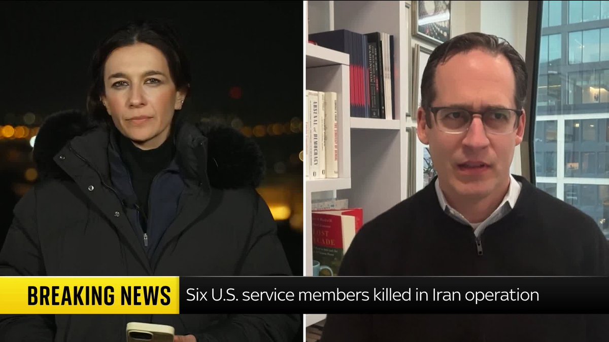 🗣️ "There will be a new Iran and Middle East after this fighting, but I don't think anyone has any idea what that will look like." Richard Fontaine, CEO of the Center for a New American Security, tells Yalda Hakim 🌎 #iran #middleeast