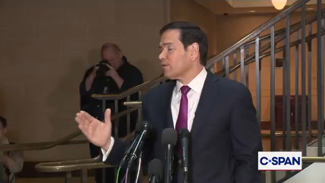 Sec. Rubio on war powers vote re: Iran: "Congress can vote on whatever they want, but there's no law that requires us to do that…No presidential administration has ever accepted the War Powers Act as constitutional."