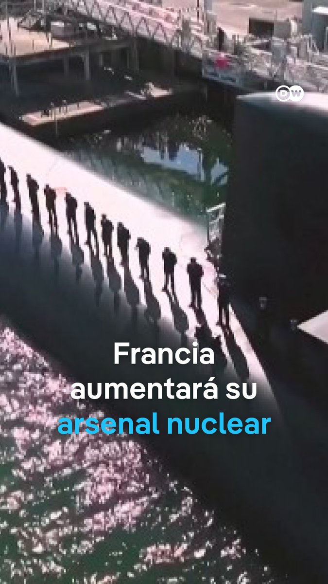 Macron advierte: usará armamento nuclear para proteger los "intereses vitales" de Francia El presidente francés, Emmanuel Macron, anunció que su país aumentará el número de cabezas nucleares de que dispone. Actualmente el país cuenta con 290 ojivas, el cuarto mayor arsenal atómico del mundo. Alemania y Francia anunciaron que trabajarán cojuntamente para combinar capacidades convencionales, de defensa antimisiles y nucleares francesas.