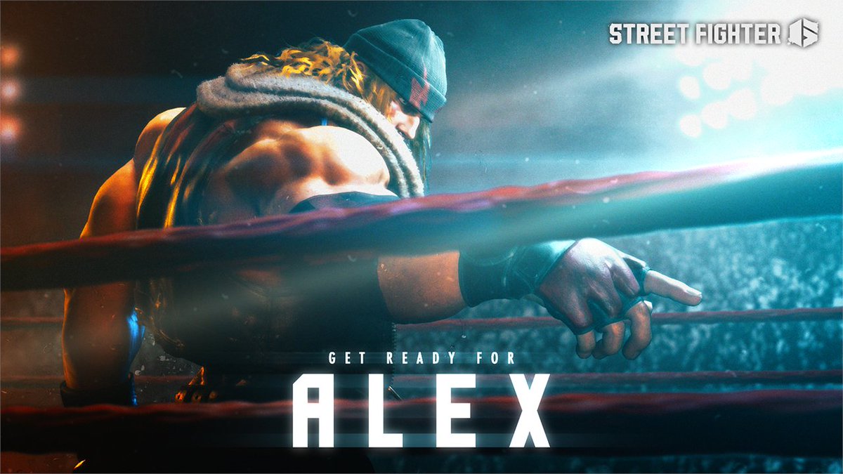 #スト6 #アレックス の参戦をお祝いして🎉 ファイティングパス「Get Ready for アレックス！」が本日17時より配信👏 プレミアム報酬では「ファイティンググラウンド」で使用可能な ☑ザンギエフと豪鬼の新しいEXカラー ☑マリーザとエドモンド本田の新しい乱入ビジュアル など盛りだくさん!!