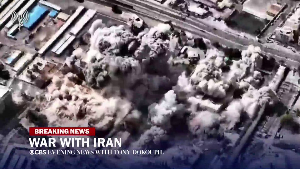 WATCH: The CBS Evening News with @TonyDokoupil starts now on CBS, broadcasting LIVE from the Middle East.